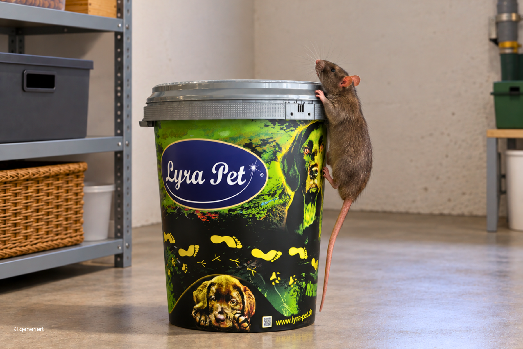 Schutz vor Schädlingen: Kommt eine Maus in die Futtertonne?