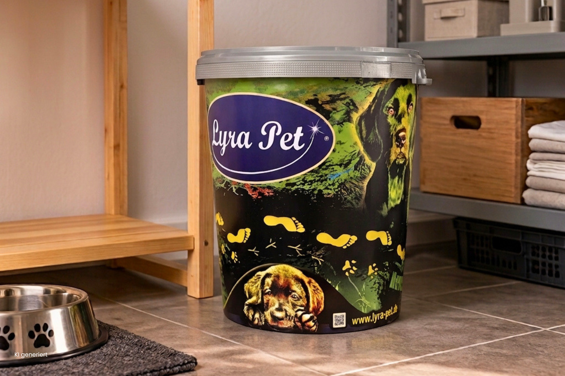 Füllmenge Lyra Pet Futtertonne: Wie viel kg passt rein?