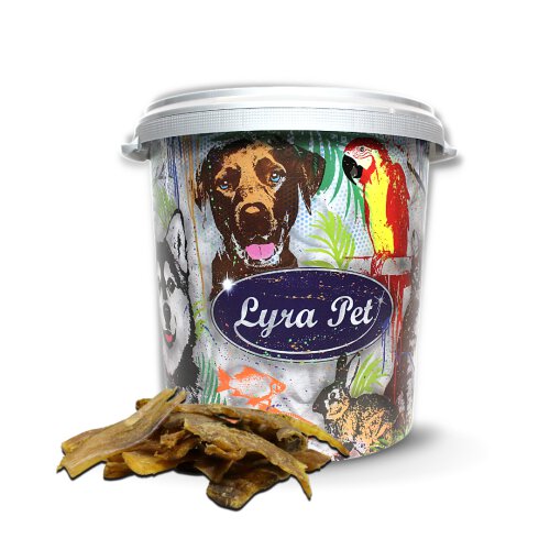 5 kg Lyra Pet&reg; Rindernackensehnen in 30 L Tonne