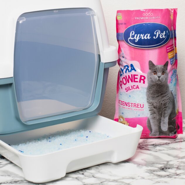 30 - 60 Liter Lyra Pet Lyra Power Silica Silikat Katzenstreu