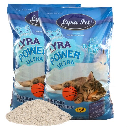30 Liter Lyra Pet&reg; Lyra Power ULTRA excellent Katzenstreu