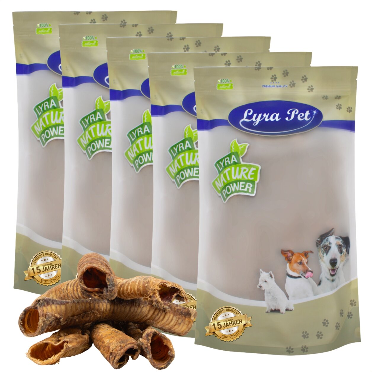 5 kg Lyra Pet® Rinderstrossen groß