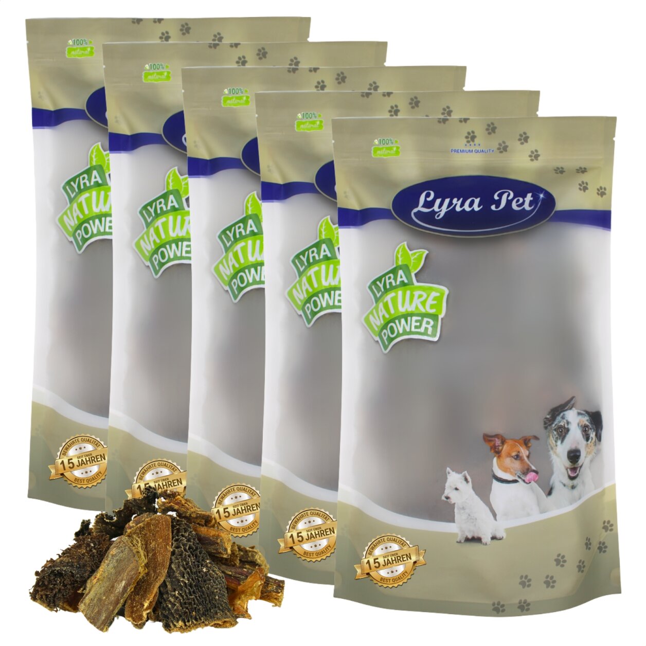 5 kg Lyra Pet® Rinderpansen klein