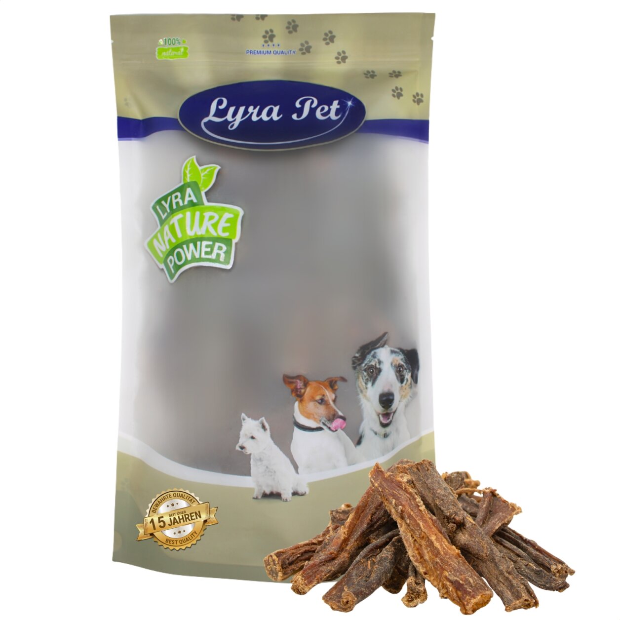 1 kg Lyra Pet® Rinderdörrfleisch