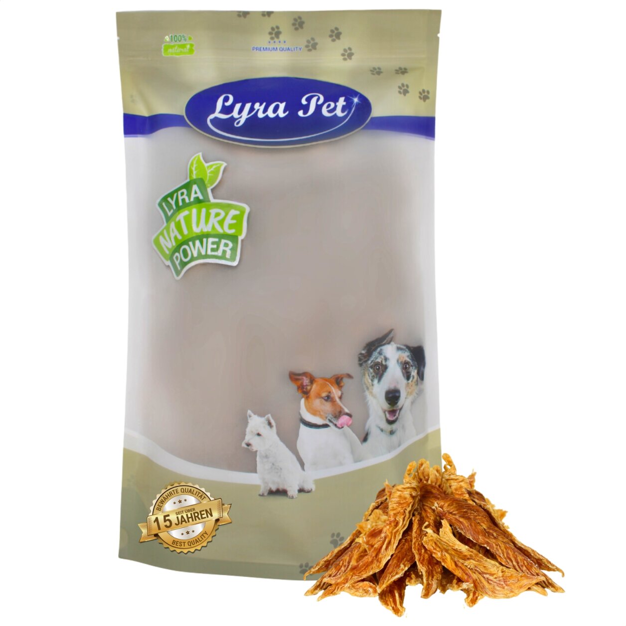 1 kg Lyra Pet® Hühnerbrustfilet naturbelassen