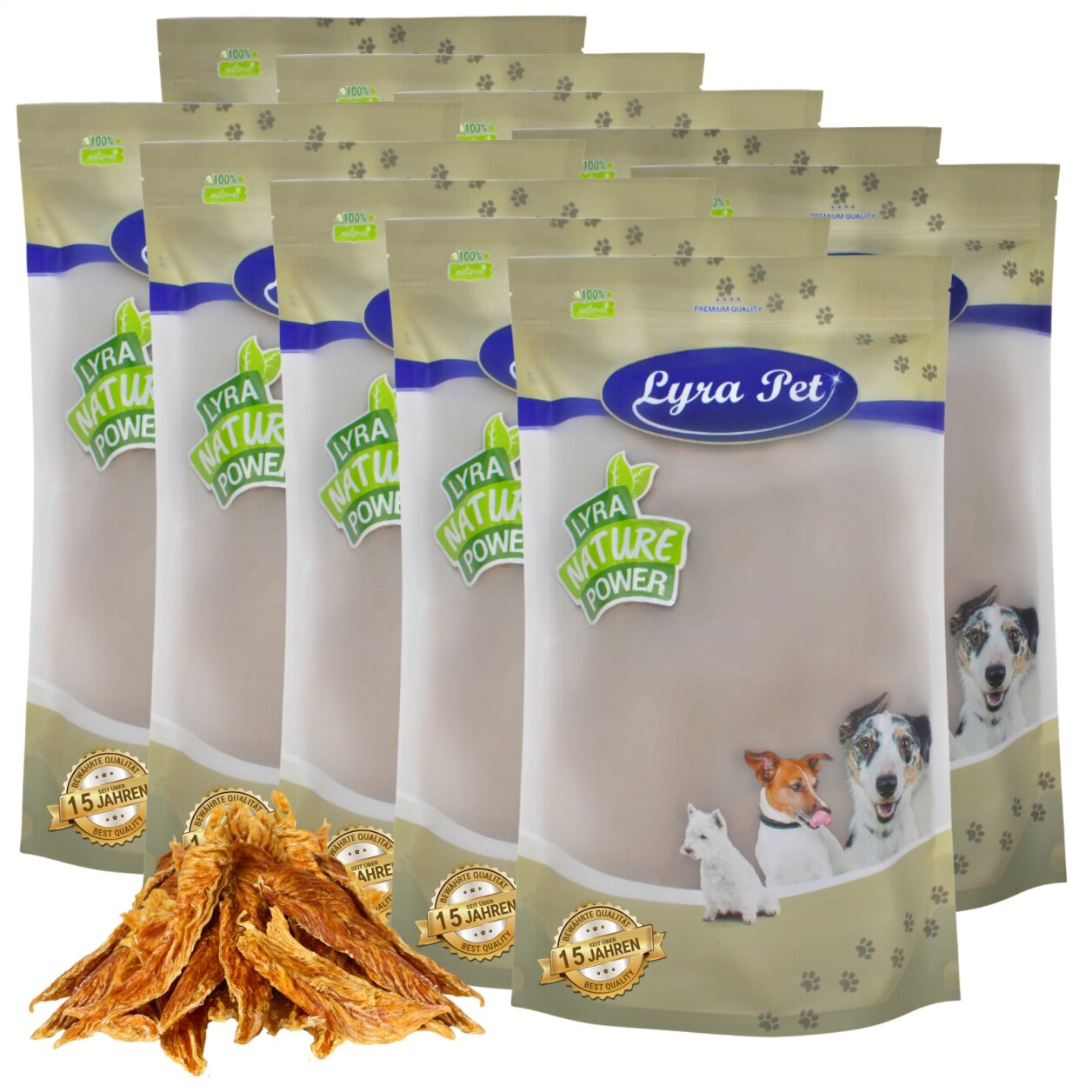 10 kg Lyra Pet® Hühnerbrustfilet naturbelassen