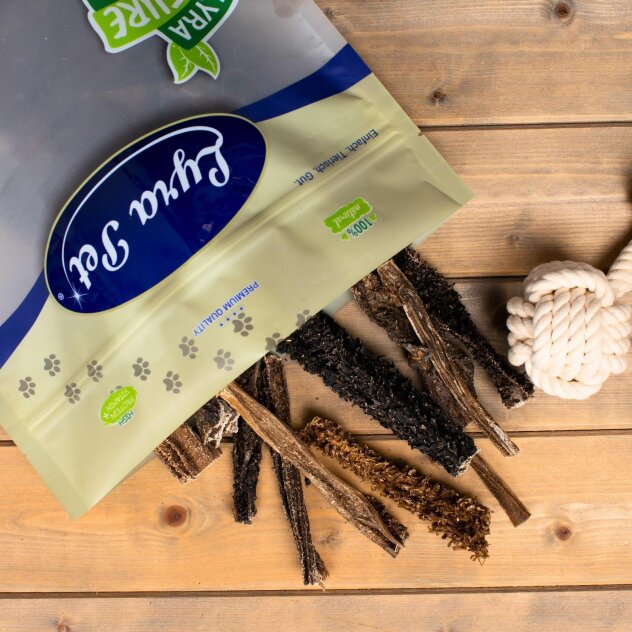 Lyra Pet Lammpansen – 10 Kg, Luftgetrockneter Kausnack Für Hunde, Fettarm, Bekömmlich, Für Allergiker Geeignet