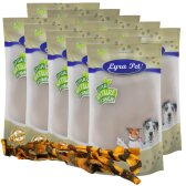 10 Stk. Lyra Pet® XXL Rinderkopfhautstangen mit Pansen ca. 70 cm