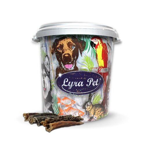 5 kg Lyra Pet&reg; Rinderpansen 2 - 10 cm in 30 L Tonne