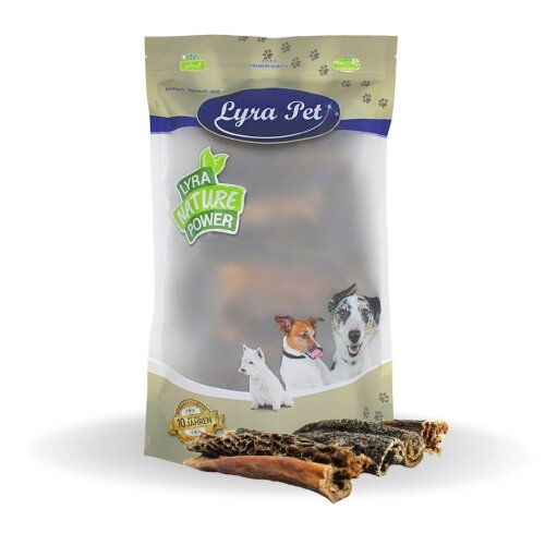 1 - 10 kg Lyra Pet&reg; Rinderpansen 2 - 10 cm + LED Halsband gratis