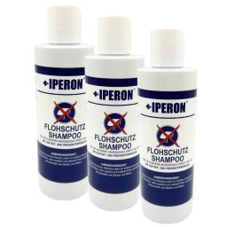 3 x 200 ml IPERON® Flohschutz Shampoo