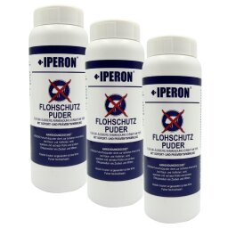 3 x 100 g IPERON® Flohschutz Puder