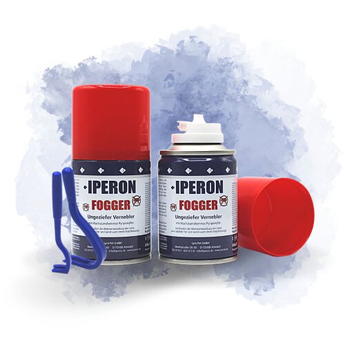 5 x 200 ml IPERON&reg; Fogger Ungeziefervernebler + Zeckenhaken