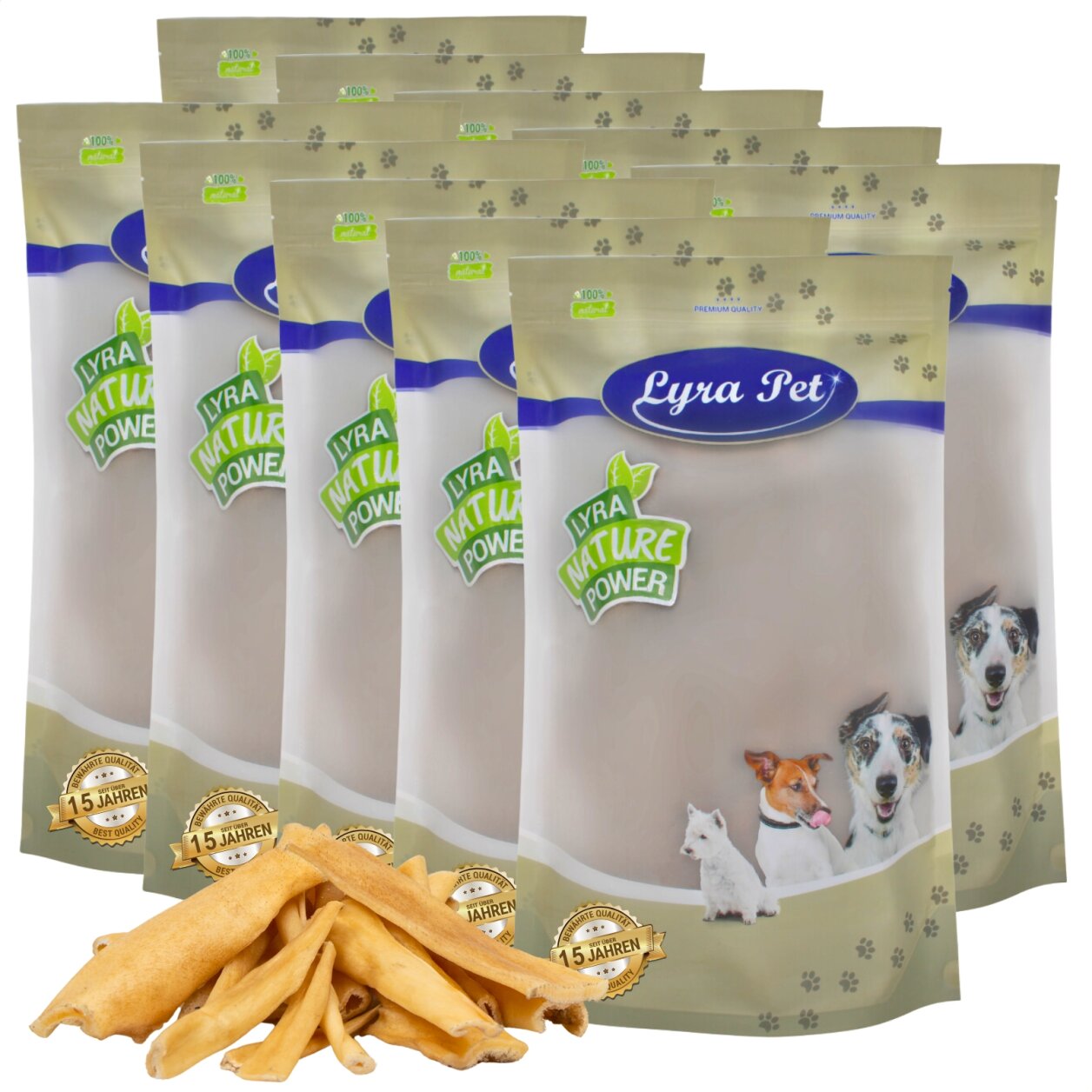 10 kg Lyra Pet® Lammkopfhaut hell