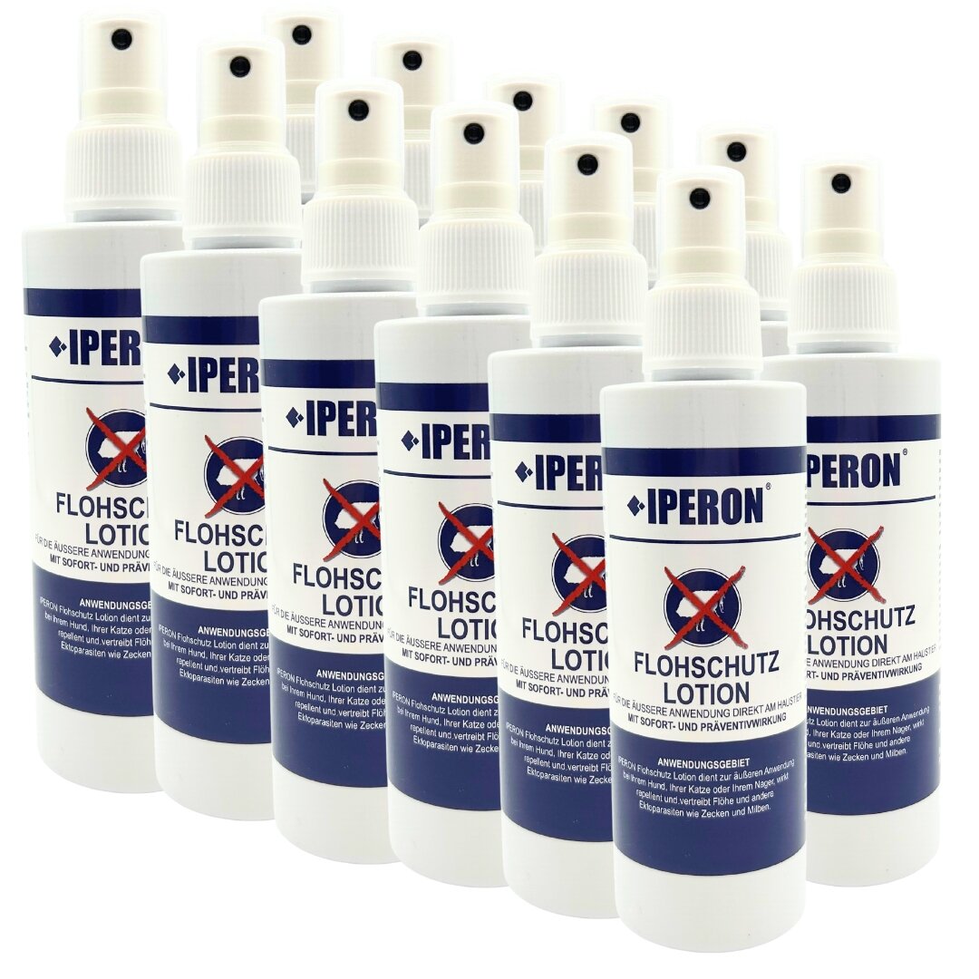 12 x 200 mI IPERON® Flohschutz Lotion