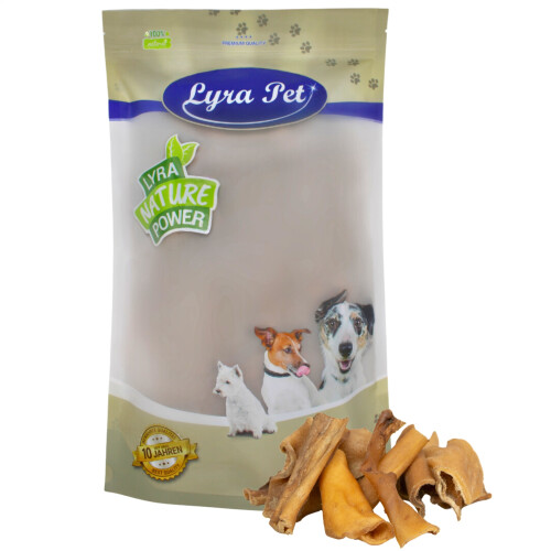 1 kg Lyra Pet&reg; Rinderkopfhaut Abschnitte 4 - 8 cm