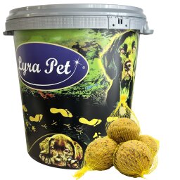 100 Stk. Lyra Pet® Meisenknödel mit Netz à 90 g = 9 kg in 30 L Tonne