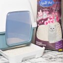 2 x 15 Liter Lyra Pet® SilverCat® Katzenstreu Bentonit mit Aktivkohle