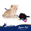 10 Stk. Lyra Pet&reg; Katzenangel mit Maus schwarz