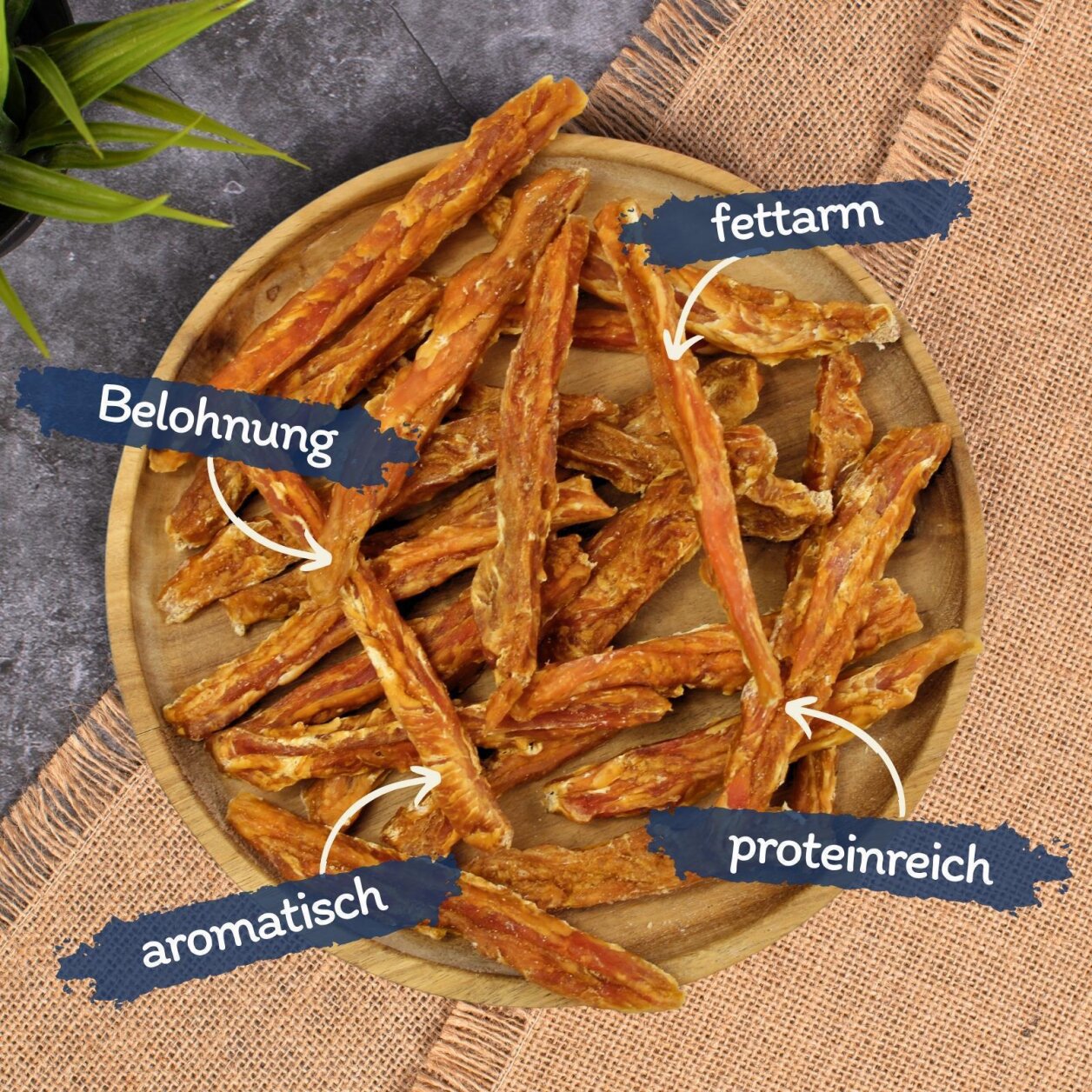 1 kg Lyra Pet® Hühnerbruststreifen