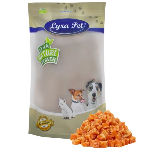 1 - 10 kg Lyra Pet&reg; H&uuml;hnerfleischw&uuml;rfel mit Fisch