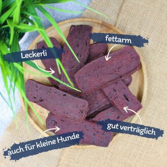 1 kg Lyra Pet® Rundvleesreepjes