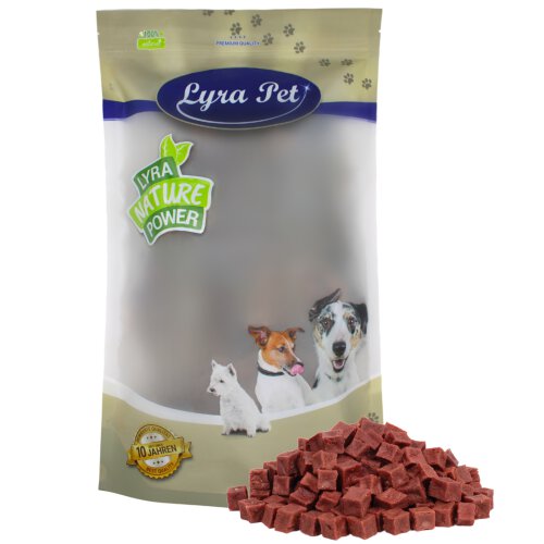 1 - 10 kg Lyra Pet&reg; Pferdefleischw&uuml;rfel