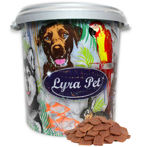 5 kg Lyra Pet&reg; H&uuml;hnerbrustw&uuml;rfel in 30 L Tonne