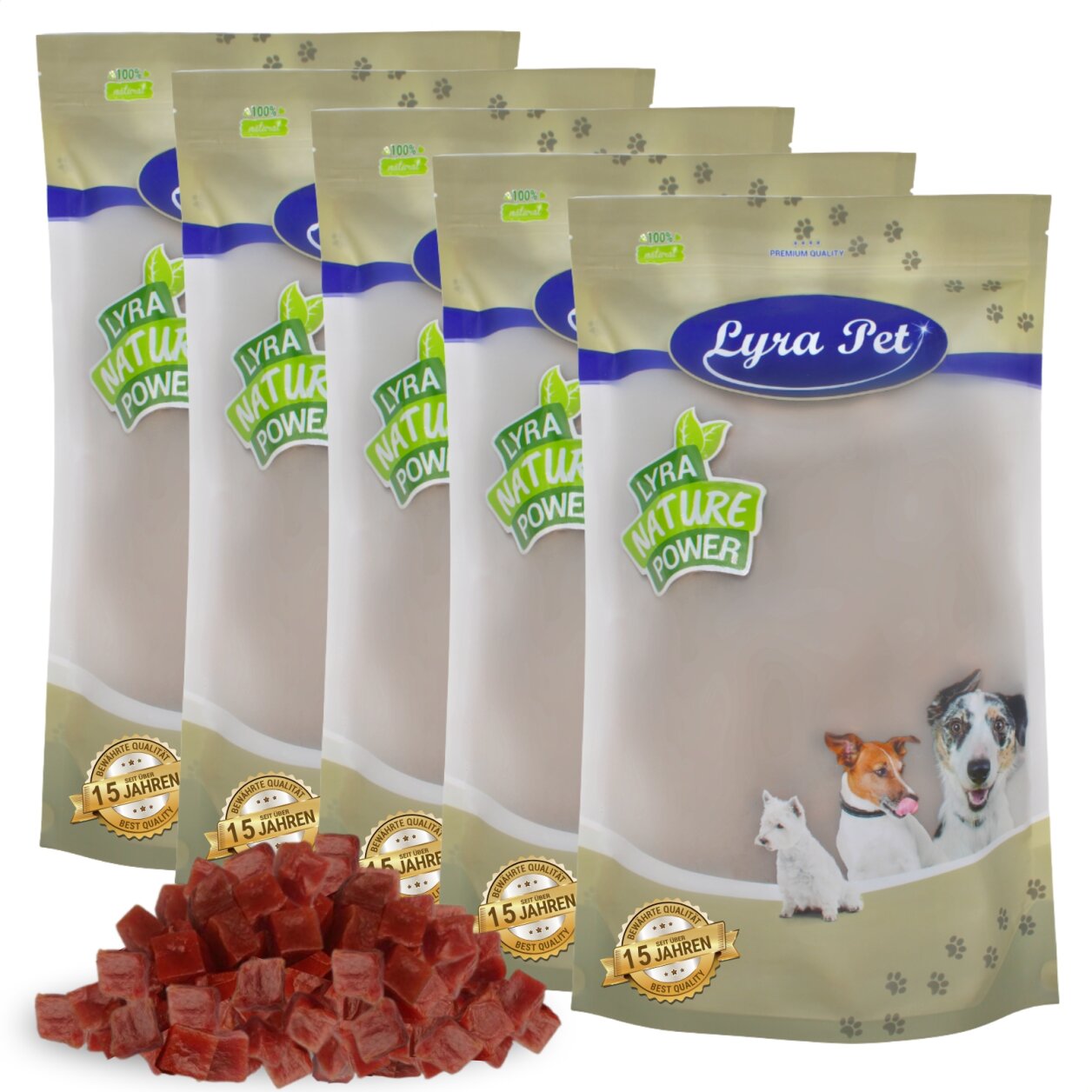 5 kg Lyra Pet® Entenbrustwürfel