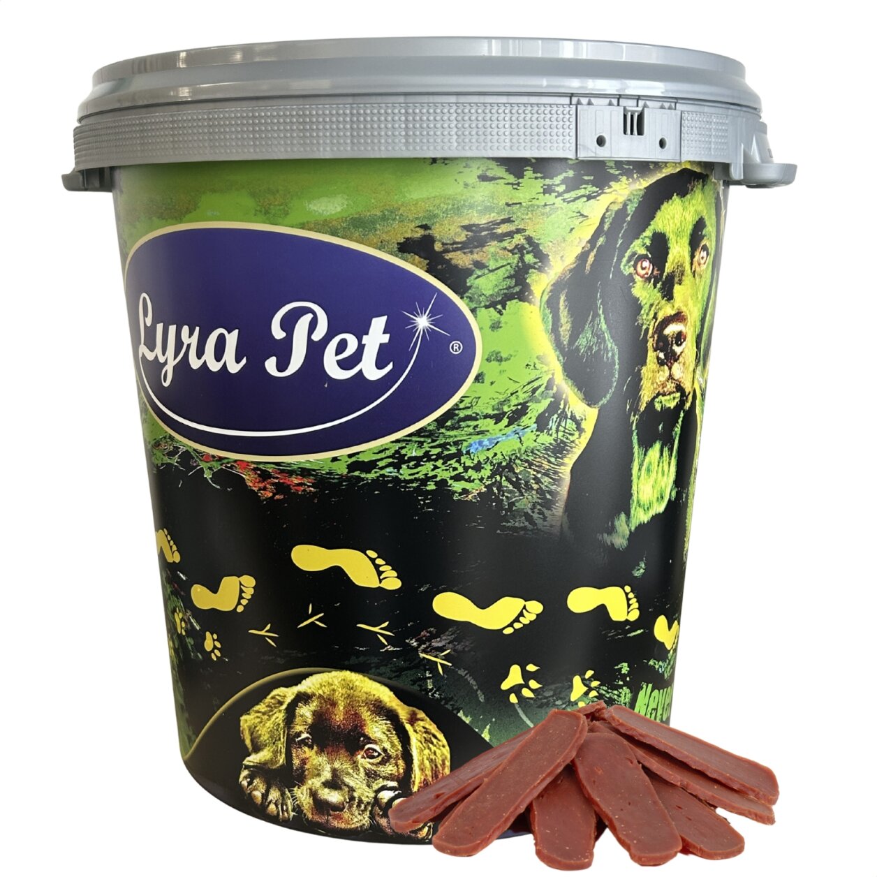 5 kg Lyra Pet® Entenmedaillons in 30 L Tonne