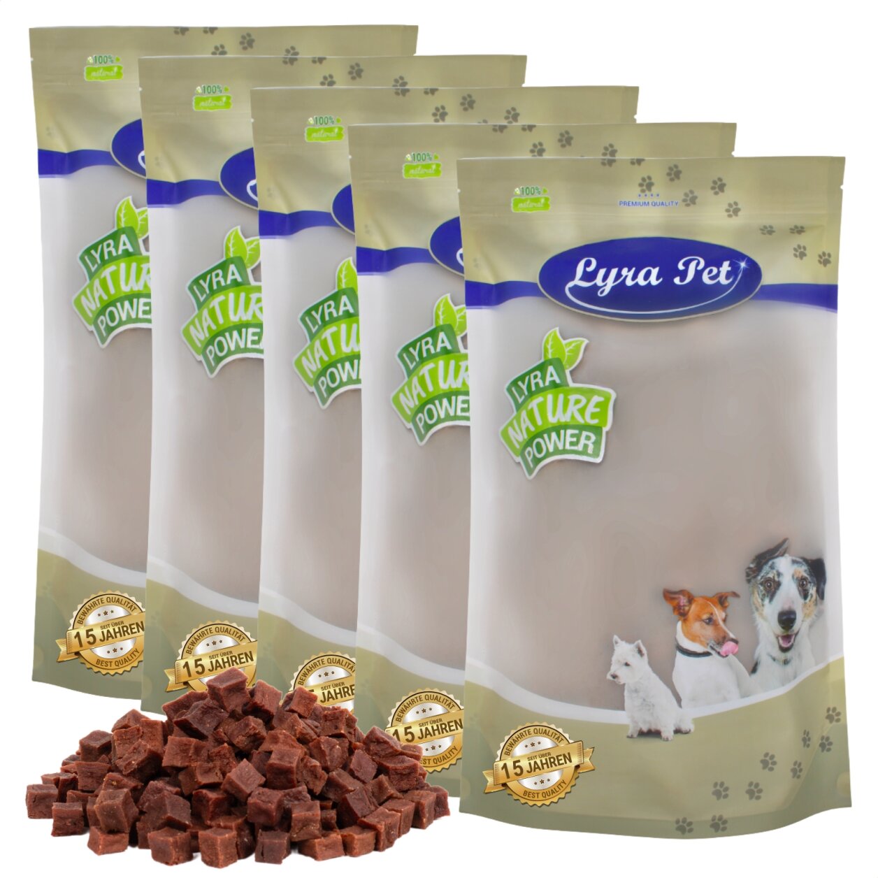 5 kg Lyra Pet® Rindfleischwürfel