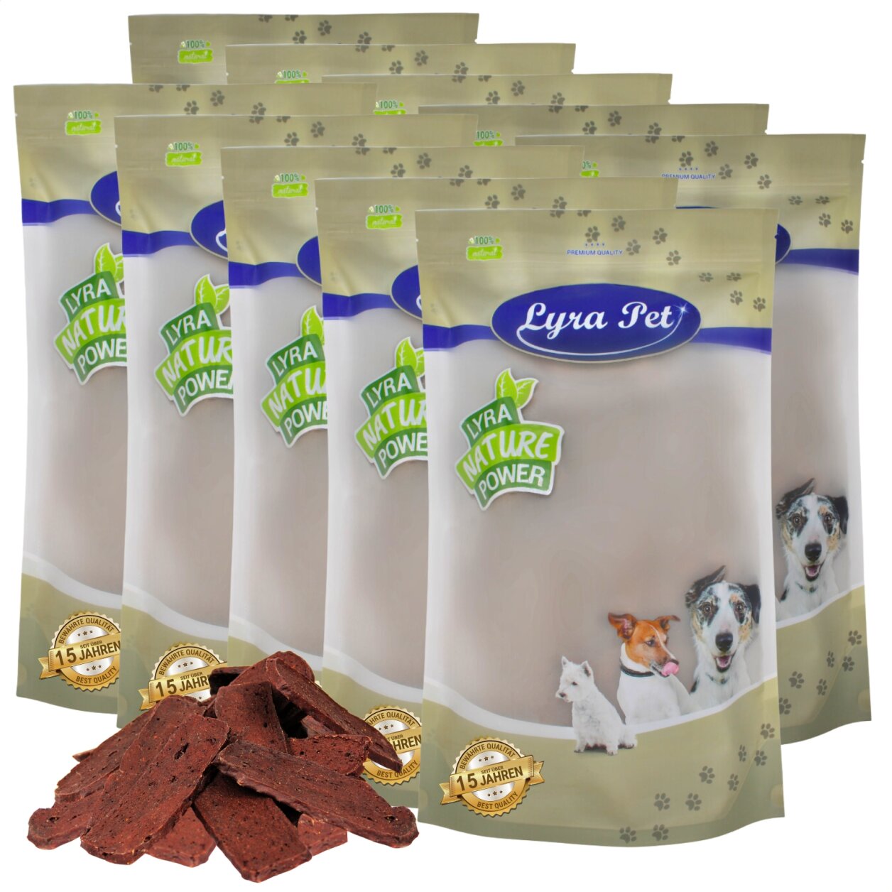 10 kg Lyra Pet® Lammfleischstreifen