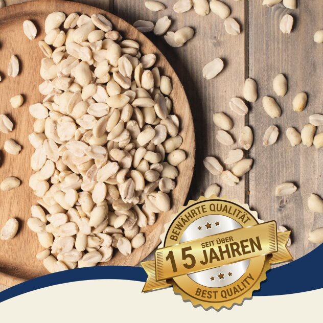 Cacahuètes Hachées Blanches Pour Oiseaux Sauvages - 25 Kg, 100% Naturel, Riche En énergie