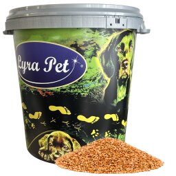 10 kg Lyra Pet® Hirse rot lose in 30 L Tonne