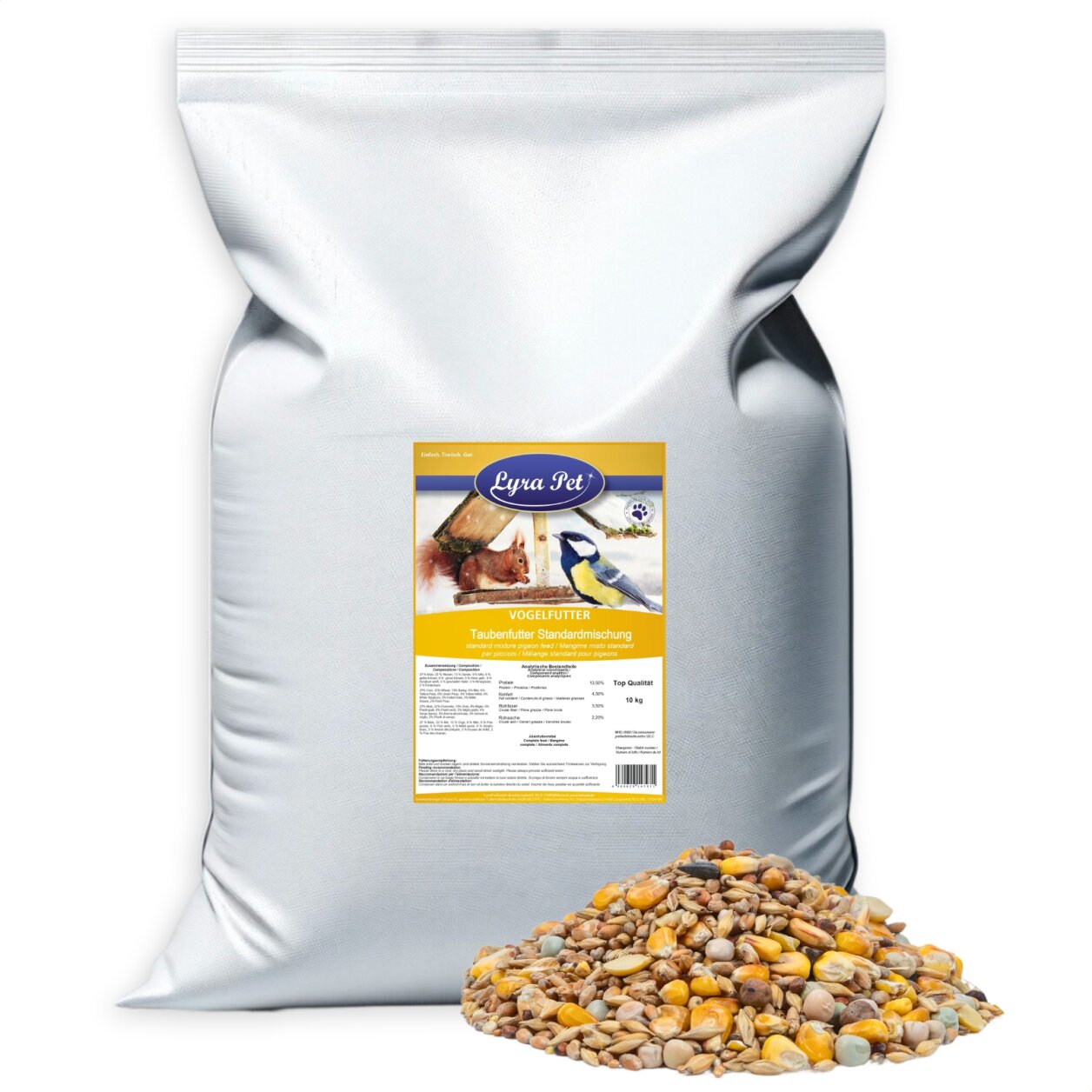 10 kg Lyra Pet® Taubenfutter Standardmischung