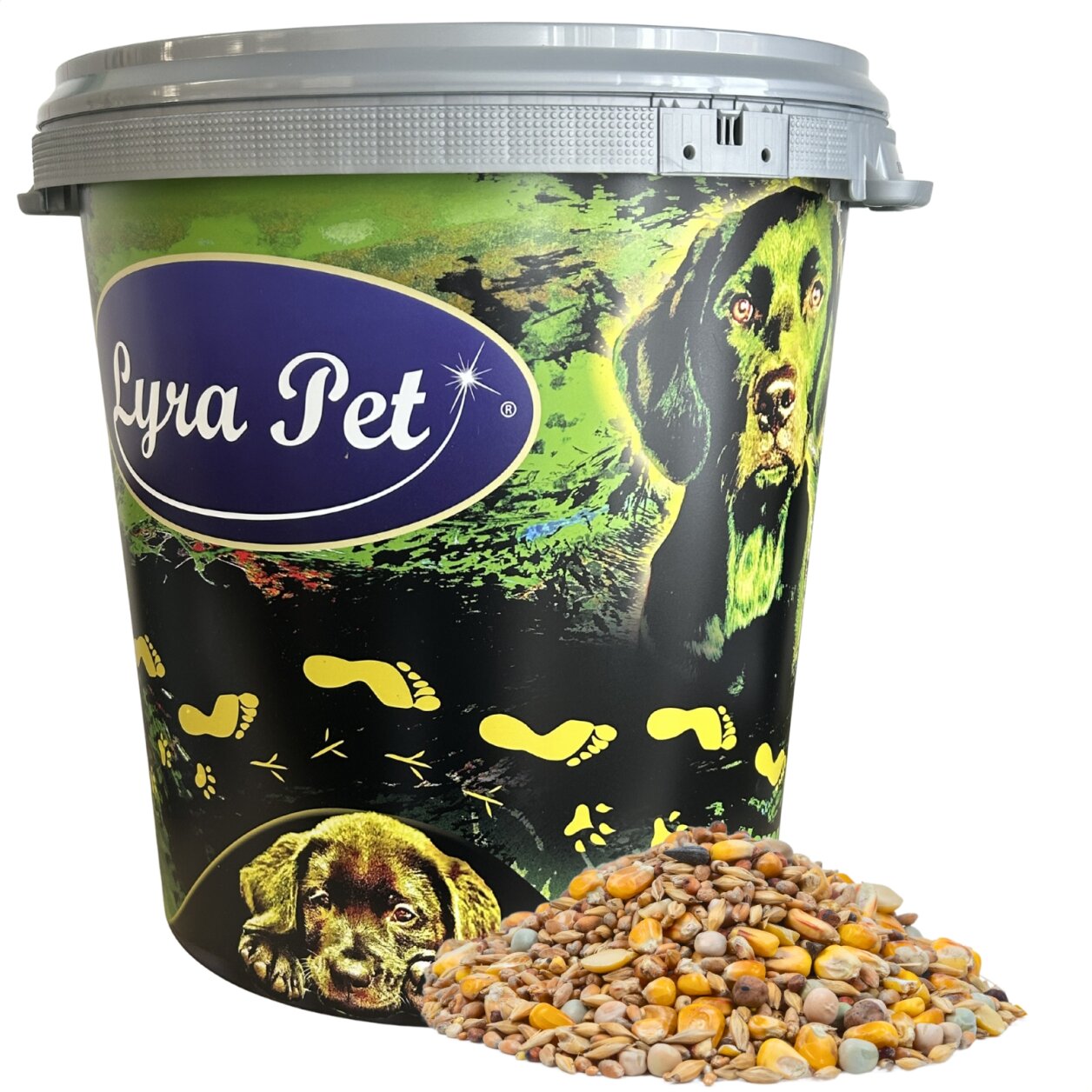 10 kg Lyra Pet® Taubenfutter Standardmischung in 30 L Tonne
