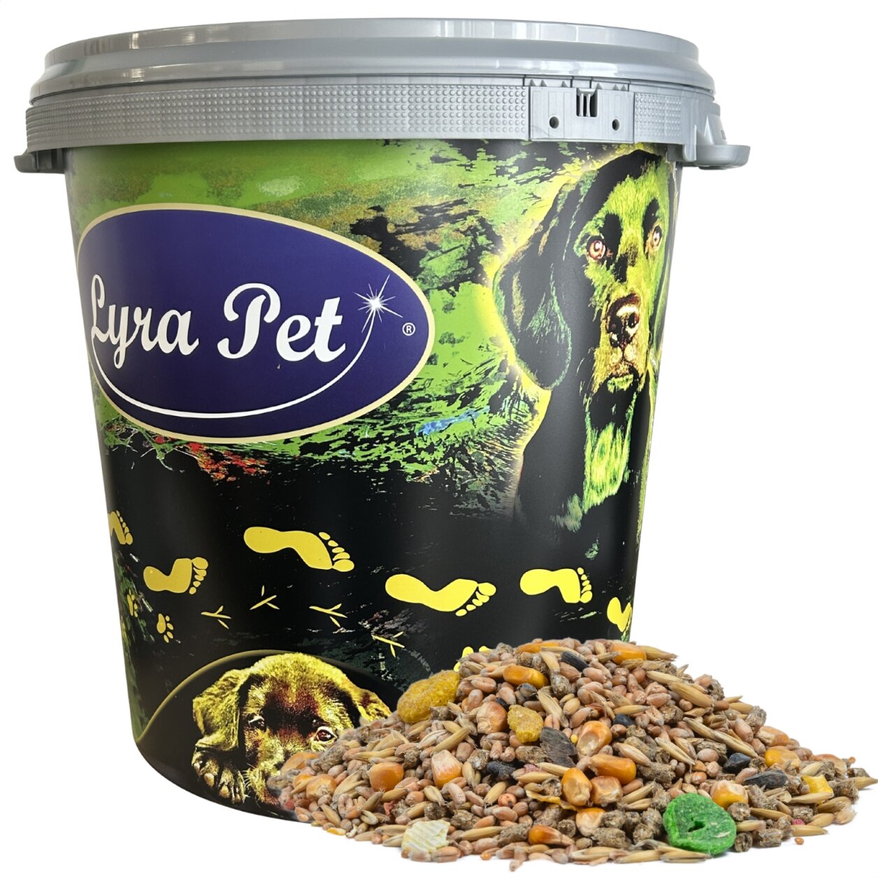 10 kg Lyra Pet® Nagerfutter Hamster Mäuse Ratten in 30 L Tonne