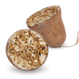 8 Stk. Lyra Pet® Protein Boost Futterglocke mit Mehlwürmern