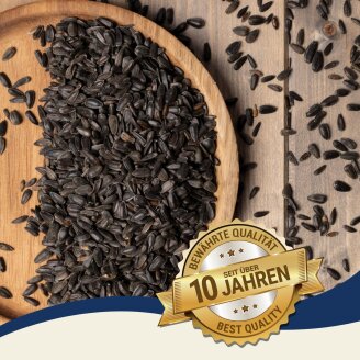 10 kg Lyra Pet® Sonnenblumenkerne schwarz B-Ware