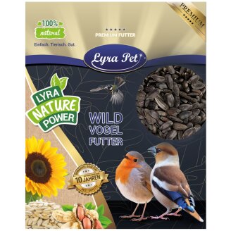10 kg Lyra Pet® Sonnenblumenkerne schwarz B-Ware