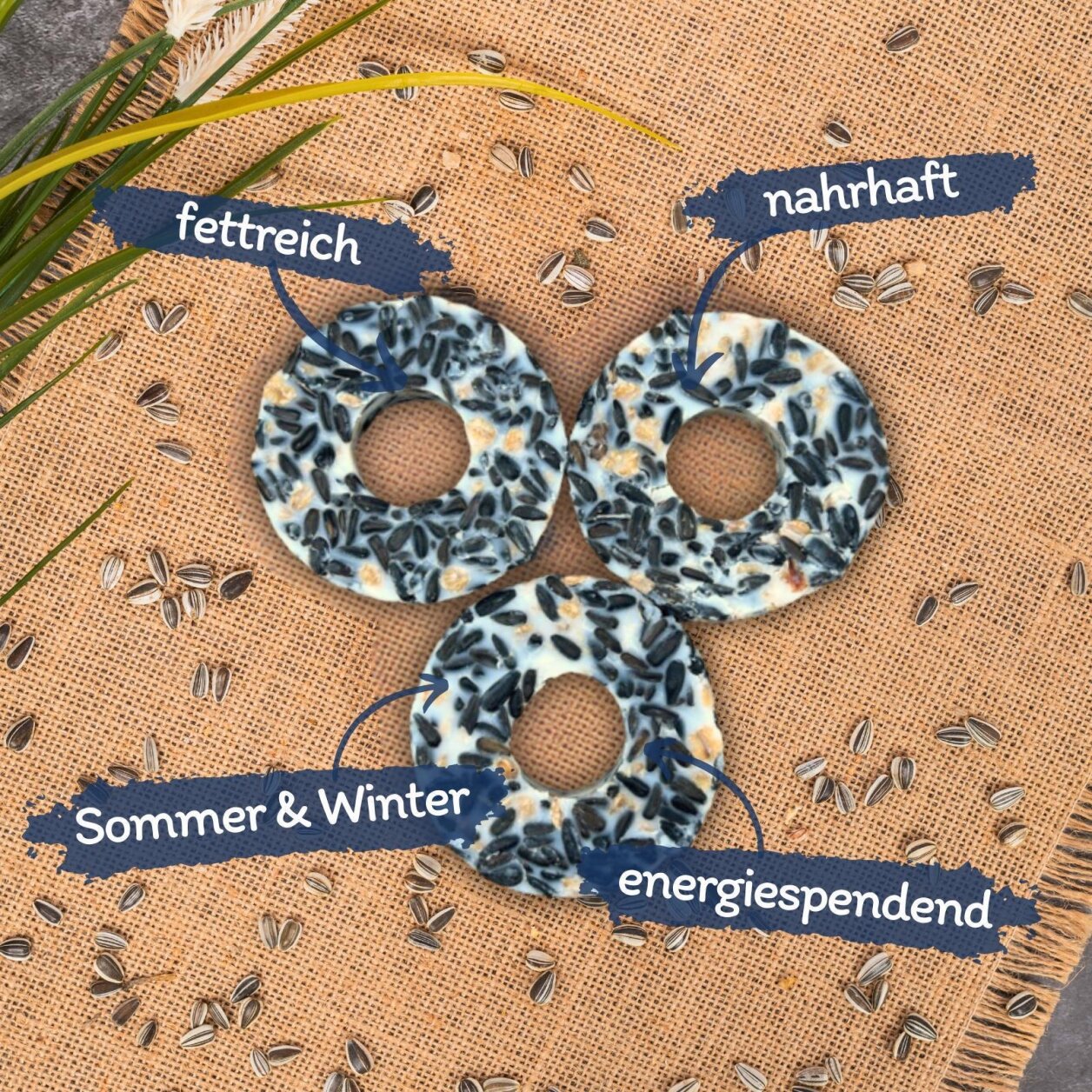 Lyra Pet Energie Boost Meisenringe 3x20 Stück
