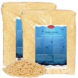 2 x 40 Liter (6 kg) Lyra Pond® Pond Sticks Fischfutter Teichfutter