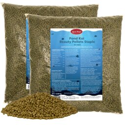 2 x 10 Liter (7,36 kg) Lyra Pond® Pond Koi Beauty Pellets Staple Fischfutter Teichfutter