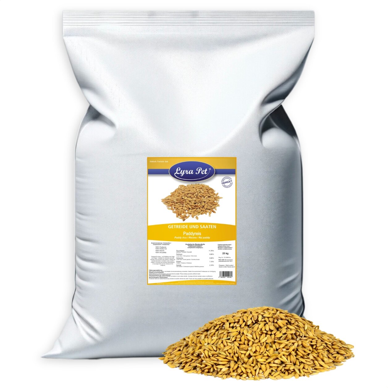 25 kg Lyra Pet® Paddyreis