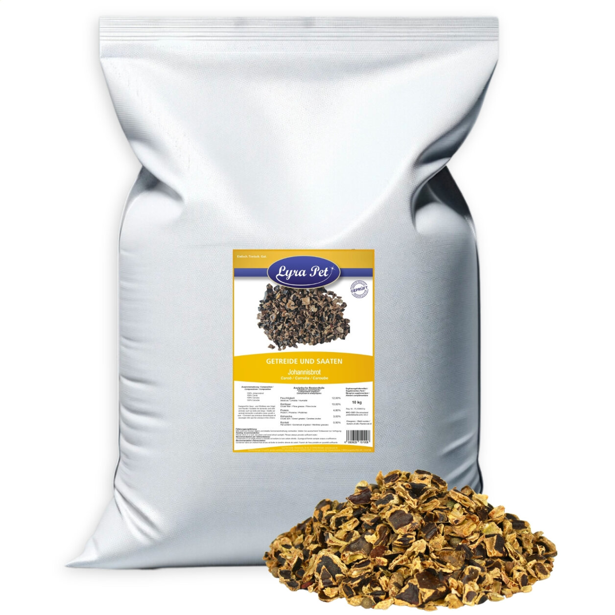 Versele Johannisbrot 20kg – Gesunder Snack Für Nager Mit Calcium & Phosphor