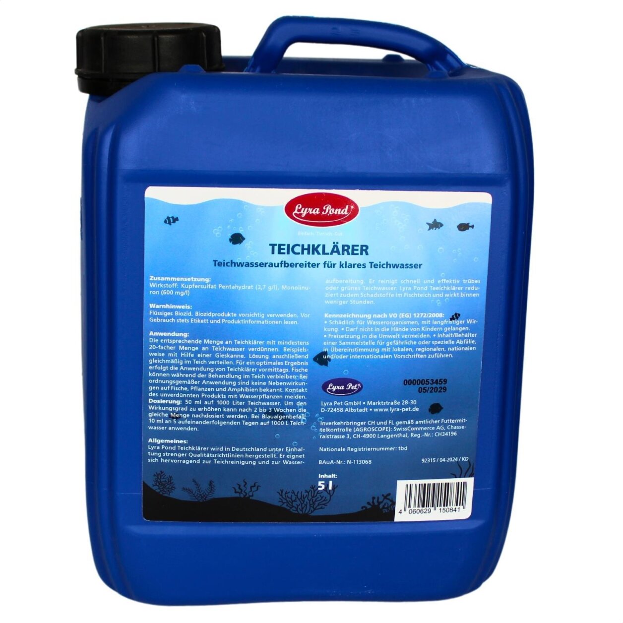 5 L Lyra Pond® Teichklärer