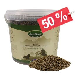 3,8 - 7,6 kg Lyra Horse® Senior Aliment minéral en seau MHD 9/2026