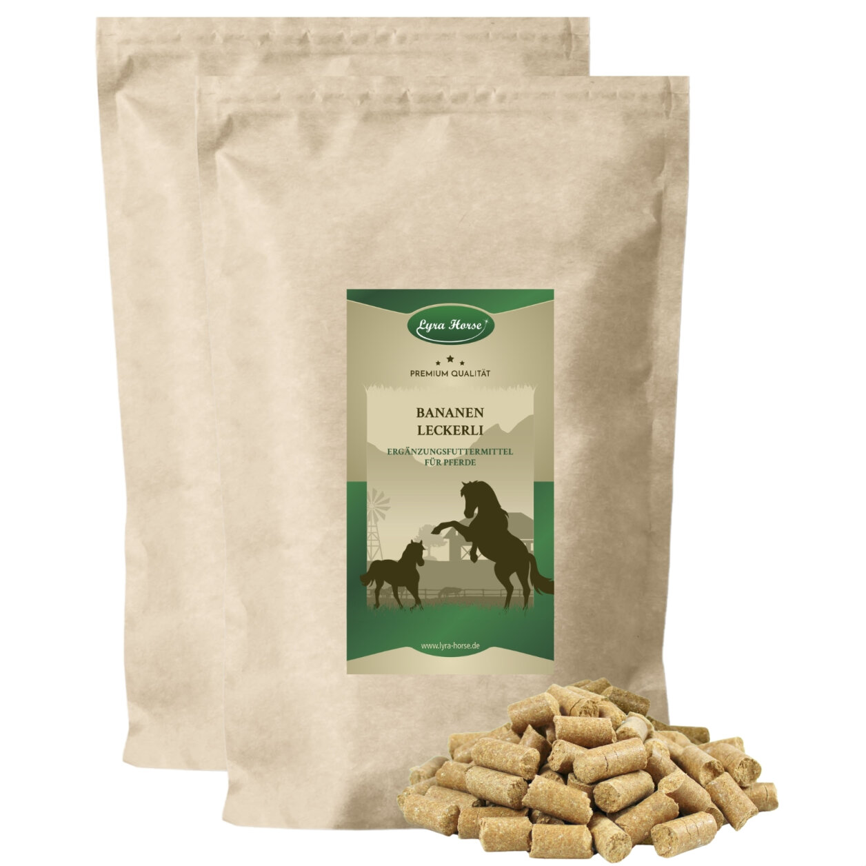 10 kg Lyra Horse® Bananen Leckerli