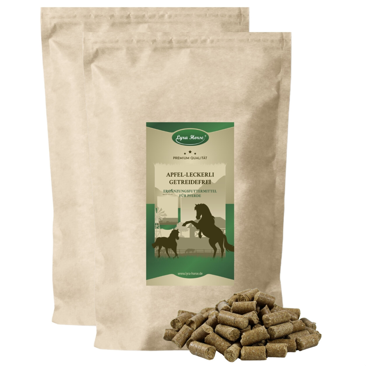10 kg Lyra Horse® Apfel Leckerli