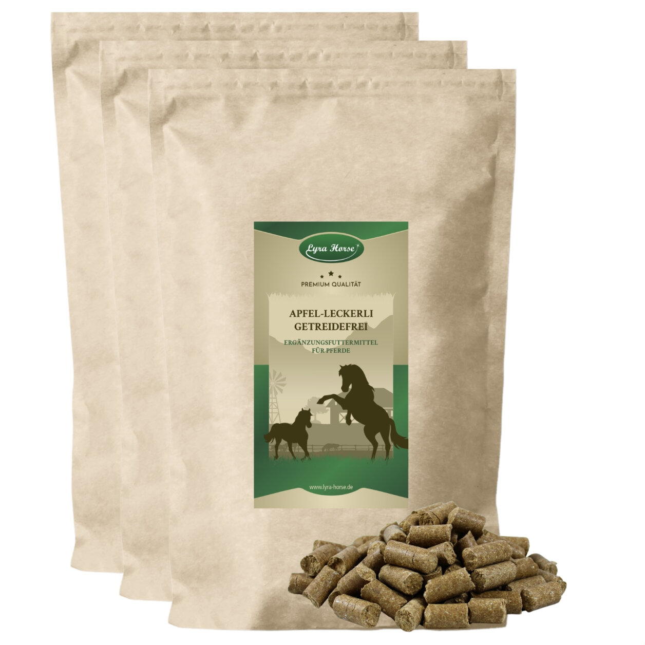 15 kg Lyra Horse® Apfel Leckerli